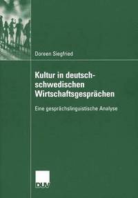 bokomslag Kultur in deutsch-schwedischen Wirtschaftsgesprchen