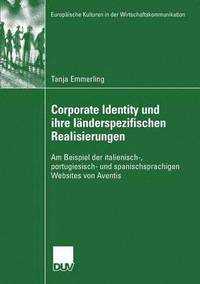 bokomslag Corporate Identity und ihre lnderspezifischen Realisierungen