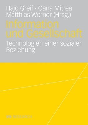 bokomslag Information und Gesellschaft