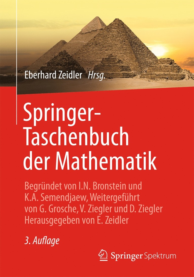 Eberhard Zeidler - Springer-Taschenbuch der Mathematik, Häftad