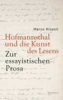bokomslag Hofmannsthal und die Kunst des Lesens