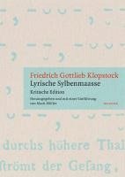 bokomslag 'Lyrische Sylbenmaasse'