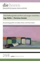 bokomslag Und Hoffnung hieß und Brot und morgen weiterleben