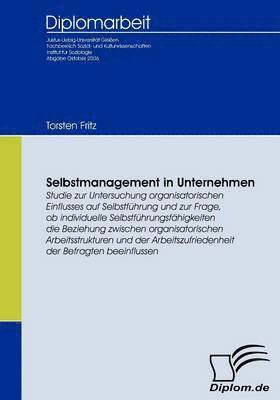 bokomslag Selbstmanagement in Unternehmen