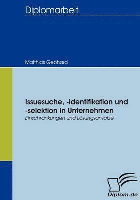 Issuesuche, -identifikation und -selektion in Unternehmen 1