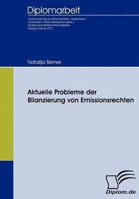 bokomslag Aktuelle Probleme der Bilanzierung von Emissionsrechten