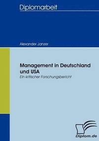 bokomslag Management in Deutschland und USA