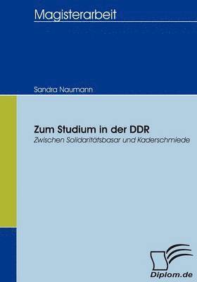 bokomslag Zum Studium in der DDR