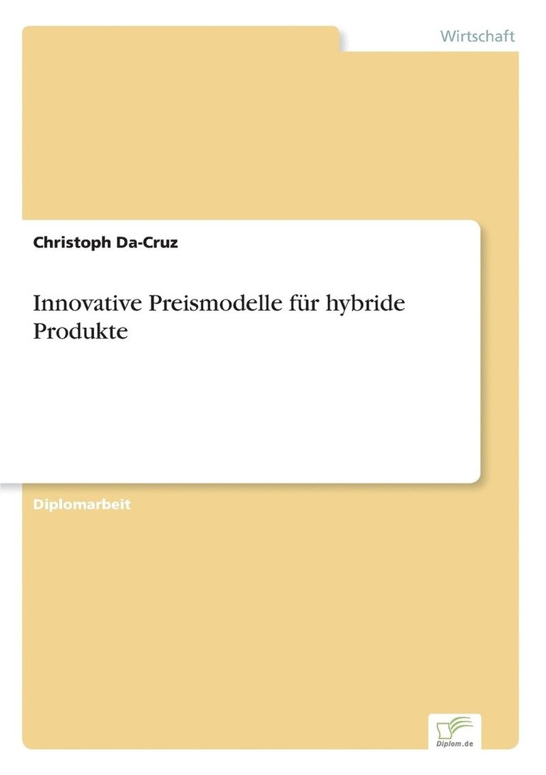 Innovative Preismodelle fr hybride Produkte 1