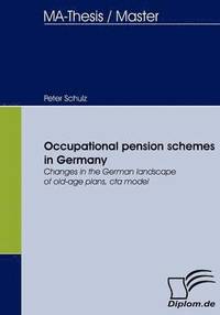 bokomslag Occupational pension schemes in Germany