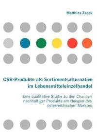 bokomslag CSR-Produkte als Sortimentsalternative im Lebensmitteleinzelhandel