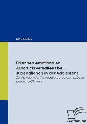 bokomslag Erkennen emotionalen Ausdrucksverhaltens bei Jugendlichen in der Adoleszenz