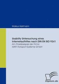 bokomslag Usability Untersuchung eines Internetauftrittes nach DIN EN ISO 9241