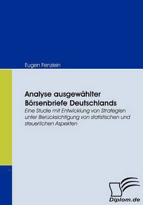 bokomslag Analyse ausgewhlter Brsenbriefe Deutschlands