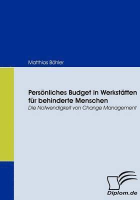 bokomslag Persönliches Budget in Werkstätten für behinderte Menschen