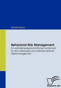 bokomslag Behavioral Risk Management