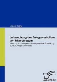 bokomslag Untersuchung des Anlegerverhaltens von Privatanlegern