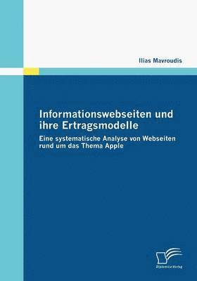 bokomslag Informationswebseiten und ihre Ertragsmodelle