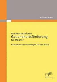 bokomslag Genderspezifische Gesundheitsfrderung fr Mnner