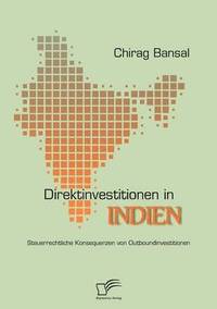 bokomslag Direktinvestitionen in Indien