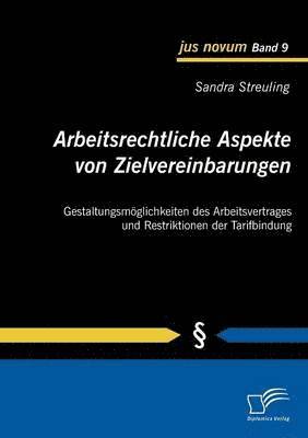 bokomslag Arbeitsrechtliche Aspekte von Zielvereinbarungen