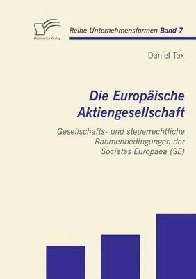 bokomslag Die Europische Aktiengesellschaft