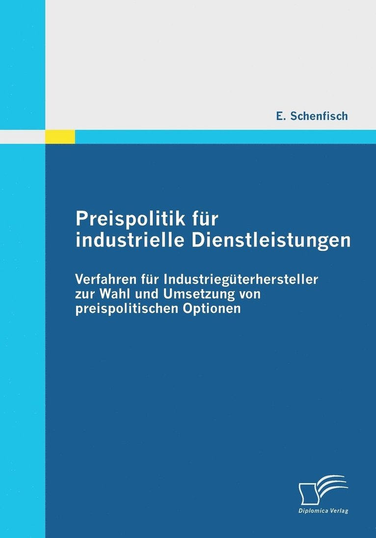 Preispolitik fr industrielle Dienstleistungen 1