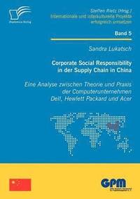 bokomslag Corporate Social Responsibility in Der Supply Chain in China