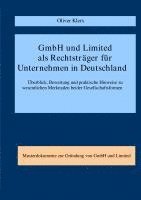 bokomslag GmbH und Limited als Rechtsträger für Unternehmen in Deutschland