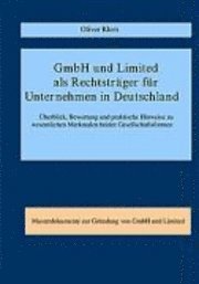 GmbH und Limited als Rechtsträger für Unternehmen in Deutschland 1