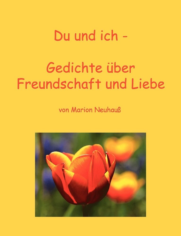 Du und ich - Gedichte ber Freundschaft und Liebe 1