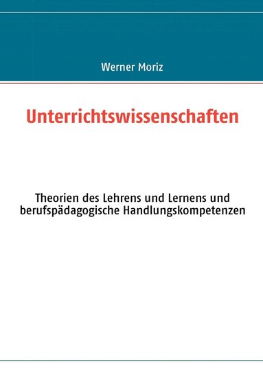 bokomslag Unterrichtswissenschaften