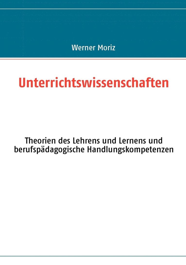 Unterrichtswissenschaften 1