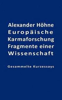 bokomslag Europaische Karmaforschung