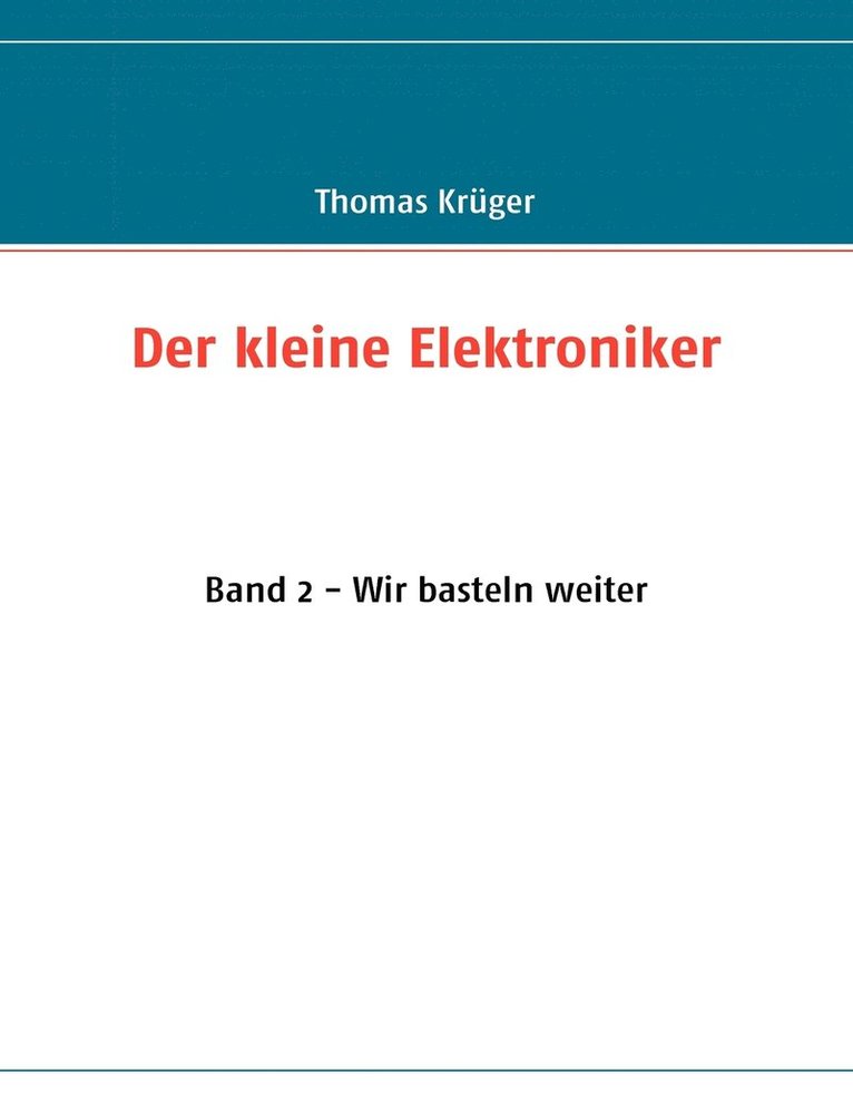 Thomas Krüger - kleine Elektroniker, Häftad