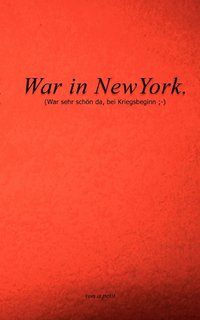 bokomslag War in NewYork