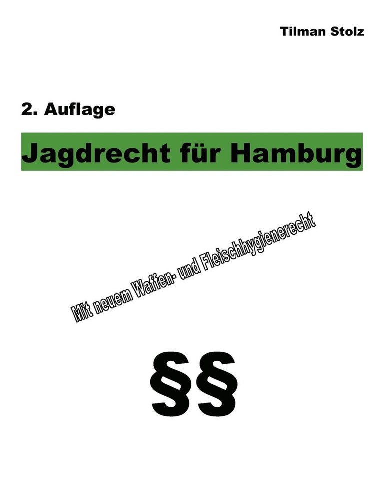 Jagdrecht fr Hamburg 1