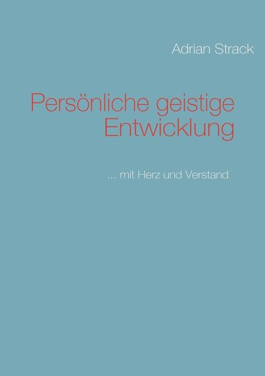 bokomslag Persönliche geistige Entwicklung