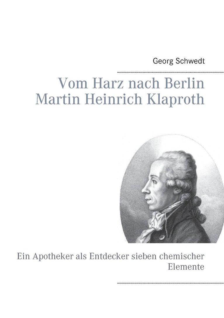 Vom Harz nach Berlin Martin Heinrich Klaproth 1