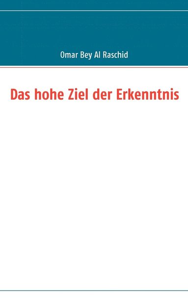 bokomslag hohe Ziel der Erkenntnis