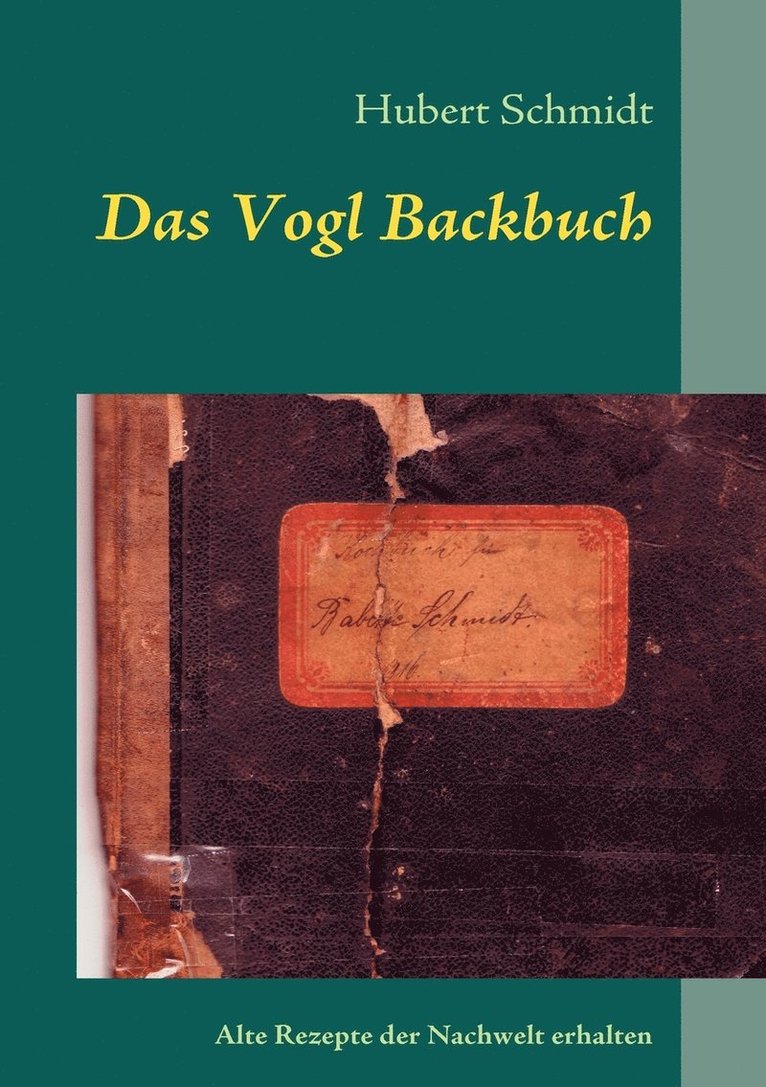 Das Vogl Backbuch 1