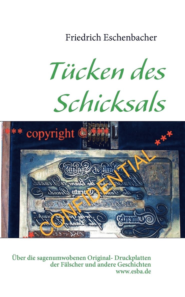 Friedrich Eschenbacher - Tücken des Schicksals, Häftad