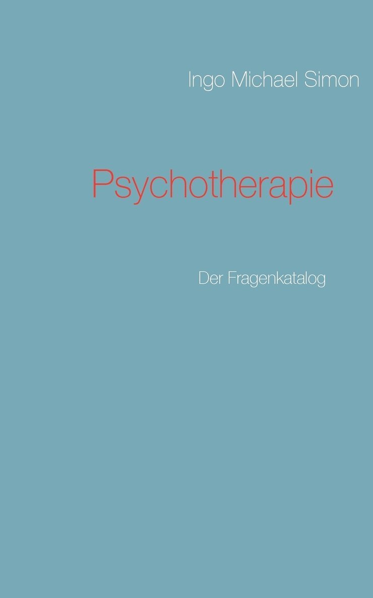 Psychotherapie 1