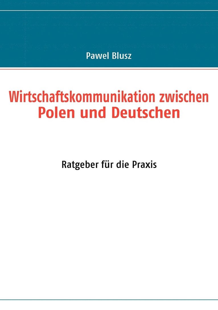 Wirtschaftskommunikation zwischen Polen und Deutschen 1