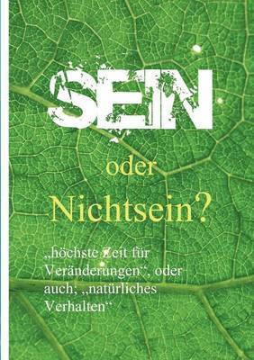 bokomslag Sein oder Nichtsein?