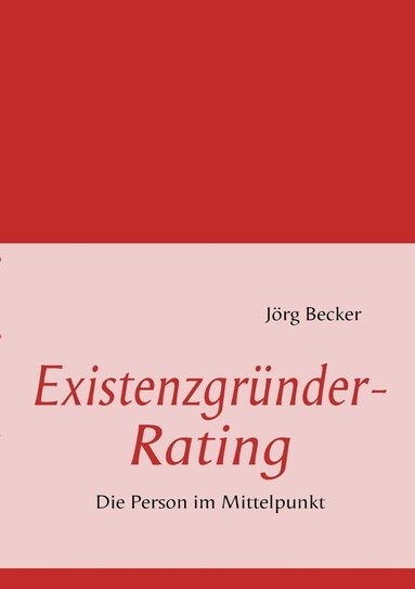 bokomslag Existenzgrnder-Rating