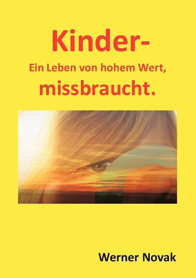 Werner Novak - Kinder - Ein Leben von hohem Wert, missbraucht., Häftad