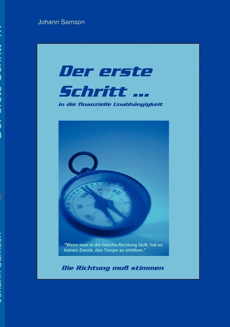 Der Erste Schritt ... 1