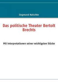 bokomslag politische Theater Bertolt Brechts