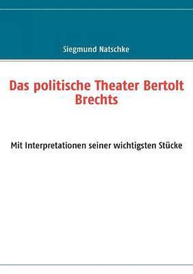 bokomslag politische Theater Bertolt Brechts
